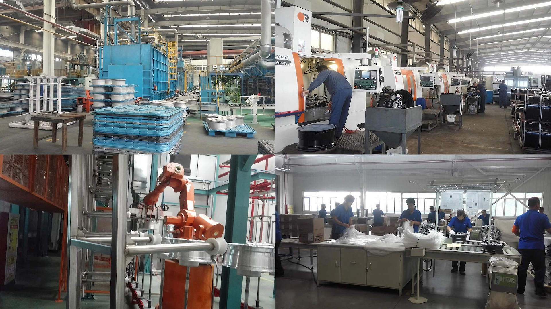 गुणवत्ता 1 टुकड़ा जाली पहियों कारखाना