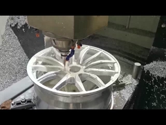 लक्ज़री कार के लिए पोर्श मैट ब्लैक कस्टमाइज़्ड डिज़ाइन A6061 1 पीस व्हील