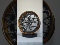 पॉलिश बैरल 2 टुकड़ा फोल्डेड पहियों ब्रश डिस्क 21 22 23 इंच एल्यूमीनियम मिश्र धातु