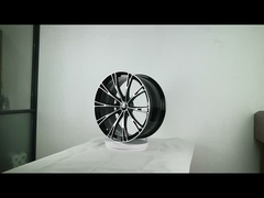 चमकदार ब्लैक डायमंड मशीनीकृत चेहरा 18 