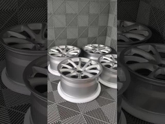 चमकदार चांदी कस्टम 1-पीसी पोर्श 991 के लिए फोल्डेड पहिया,996