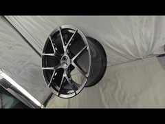 केंद्र लॉक 20x9.5 और 21x12 साटन ब्लैक फोर्ज्ड रिम्स