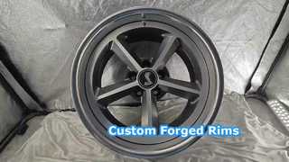 18" 5x114.3 कस्टम 2-पीसी फोर्ज्ड रिम्स