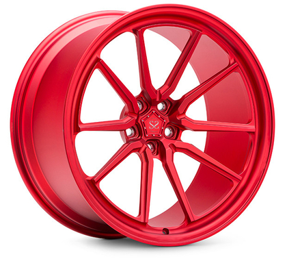 कैंडी रेड फ्लैट पोर्श जाली पहियों 24 इंच कार जीटी कार के लिए अनुकूलित: