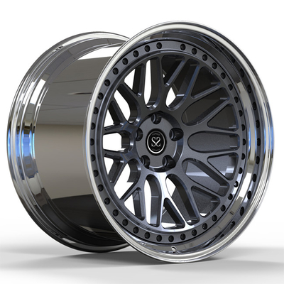 कंपित 20 इंच 20X9.5 20X10.5 निसान जीटीआर स्टेप्ड लिप के लिए जाली 2 पीस व्हील