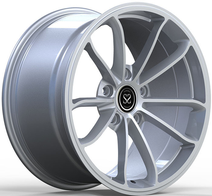 मर्सिडीज C63Coupe 2016 चांदी 20x9.5 और 20x11.5 कस्टम 1-पीसी फोल्डेड रिम्स