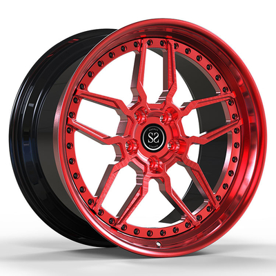 19x10 ET25/19x12ET20/5x114.3/60.1 टोयोटा सुप्रा के लिए कस्टम रेड डिस्क