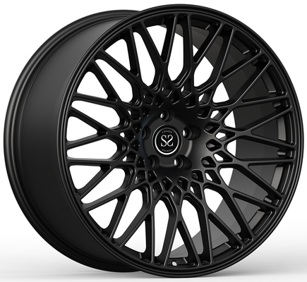 21x10ET15/21x11ET20/5x112/66.6 बीएमडब्ल्यू एम5 एफ90 के लिए साटन ब्लैक फोल्डेड व्हील्स