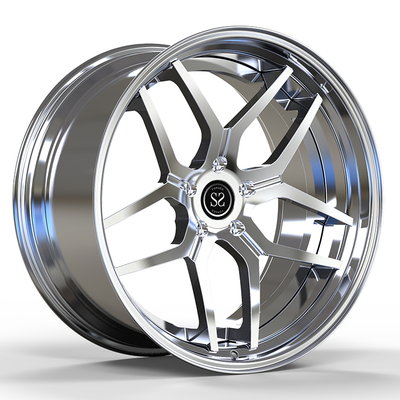 BMW M3 G80 क्रोम 2 पीस जाली पहिये 21x10.5 और 21x11.5