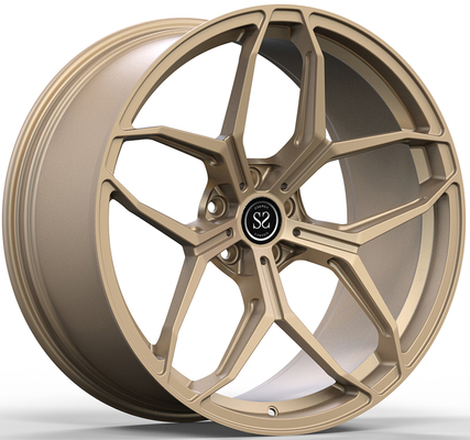 19x9.5 और 10.5 कांस्य कस्टम 1 टुकड़ा 2004 ई 46 एम 3 के लिए फोल्डेड पहियों