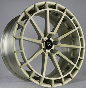 2002 Audi RS6 के लिए लाइट गोल्ड ब्रश किए गए 20x9.5 2-PC रिम्स
