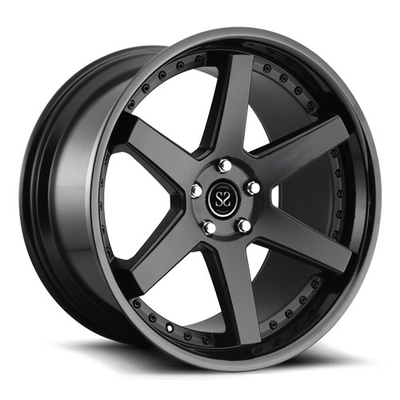 2-टुकड़ा जाली कार पहिया आपूर्तिकर्ता सभी प्रकार के aftermarket व्हील रिम 5x112 6061-T6 एल्यूमीनियम मिश्र धातु का निर्माण करता है