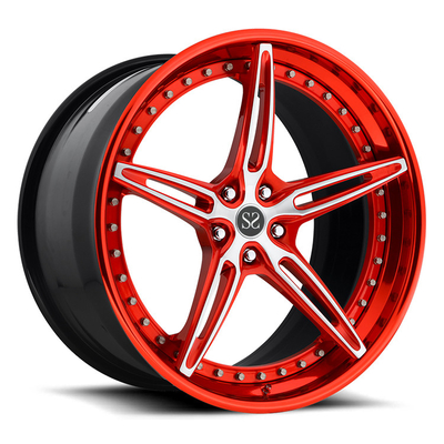 कस्टम 3-पीसी फोल्डेड रिम्स 19x9.0 और 19x12 Mustang 350 chasee 20 के लिए