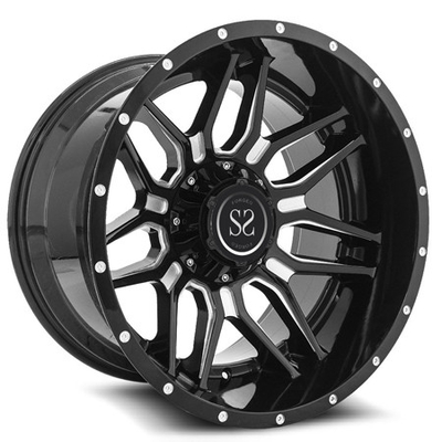 ट्रकों के लिए Pcd 139.7mm 4x4 ऑफ रोड अलॉय व्हील्स 6x139.7