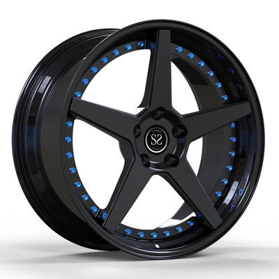 VW 20x9 5x112 5x120 के लिए A6061 T6 साटन गन मेटल 5x130 पहिए